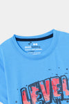 Blue Printed T-Shirt