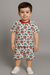 Turtle Print Kids' T-Shirt & Shorts Set – Cotton Jersey