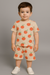 Orange Fruit Print Kids' T-Shirt & Shorts Set – Cotton Jersey