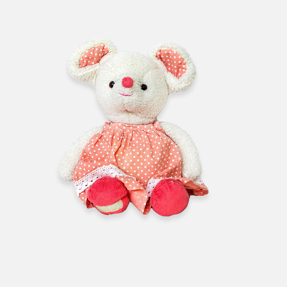 White &  Red Pig Toy