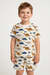 Dinosaur Print Kids' T-Shirt & Shorts Set – Cotton Jersey