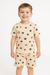 Black Star Print Kids' T-Shirt & Shorts Set – Cotton Jersey