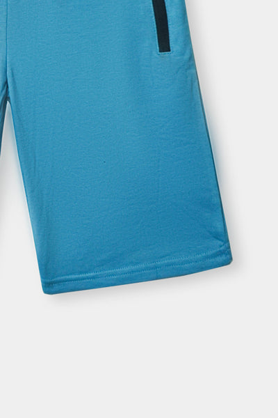 BLUE TERRY SHORTS
