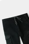 Black cargo pants