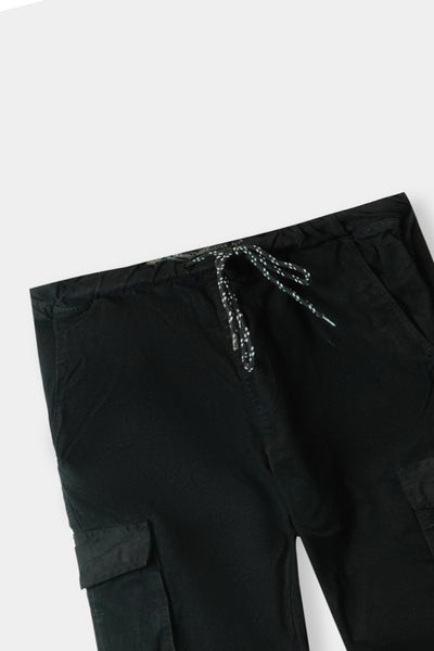Black cargo pants